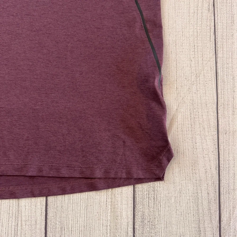 Lululemon Metal Vent Tech Sleeveless Tank Top Men's L Burgundy Heather Running